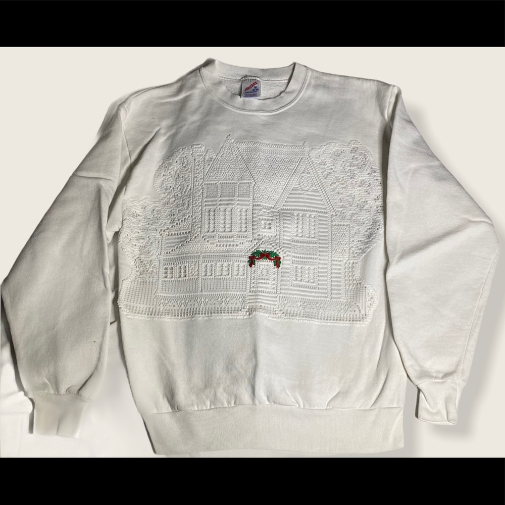 Vintage Jerzees Christmas Sweatshirt